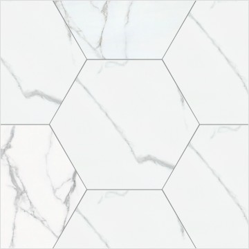 Kodak white 3 stone three-sided Hexagon