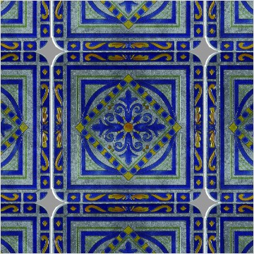 BHR5525H- Baroque fillet tile