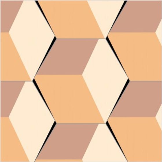 Avant garde Hexagonal Brick,Bespoke Tiles,Wood color
