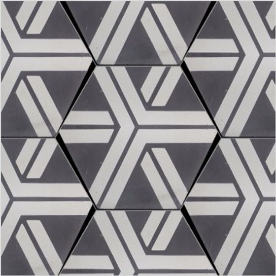 Low Poly Geometric Tile 3D model