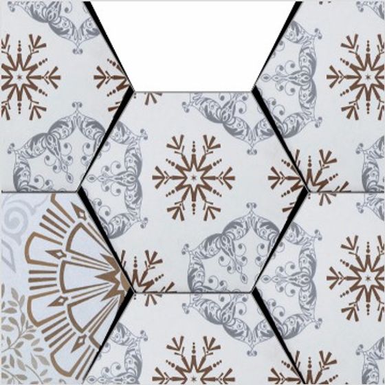 Cool Music-Shaped Hexagonal Brick 3D Model