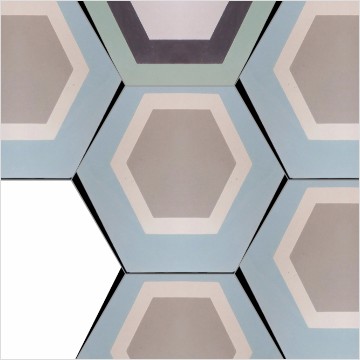 Hexagonal Tiles 3D model