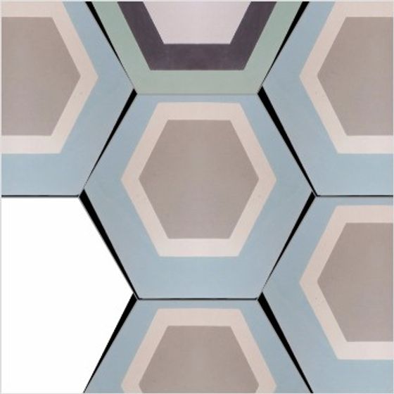 Hexagonal Tiles 3D model