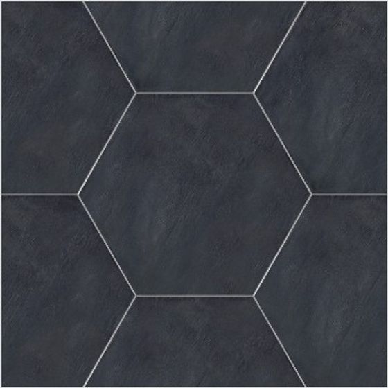 Avant garde Hexagonal Brick,Bespoke Tiles,black