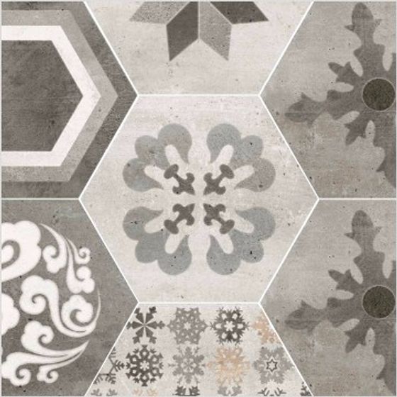 Avant garde Bespoke Tiles,Hexagonal Brick,Wood color