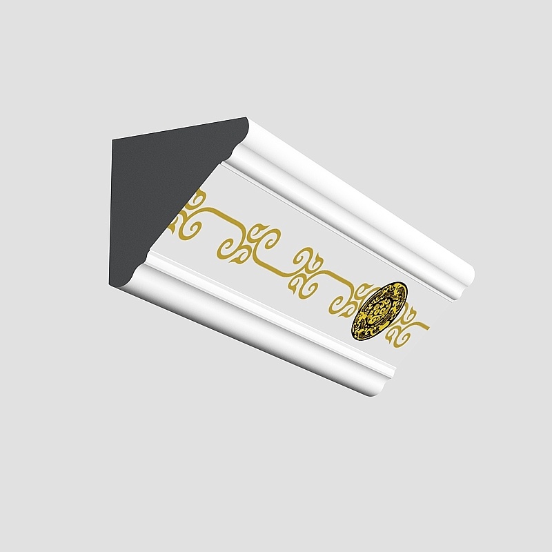 Elegant Ornate Cornice 3D model