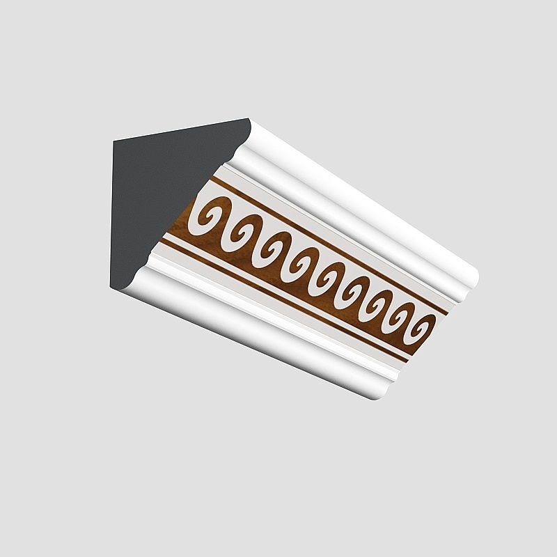 Artistic Low-Poly 3D Model with High Detail