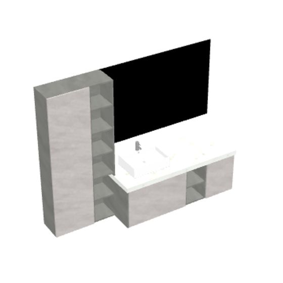 Urban Corner Bathroom 3D model