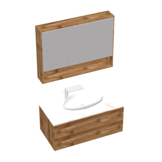 Charming Bathroom Cabinet 3D model