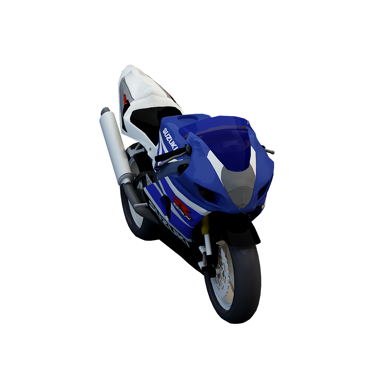 Avant garde Vehicle 3D Model – Black and Blue Design