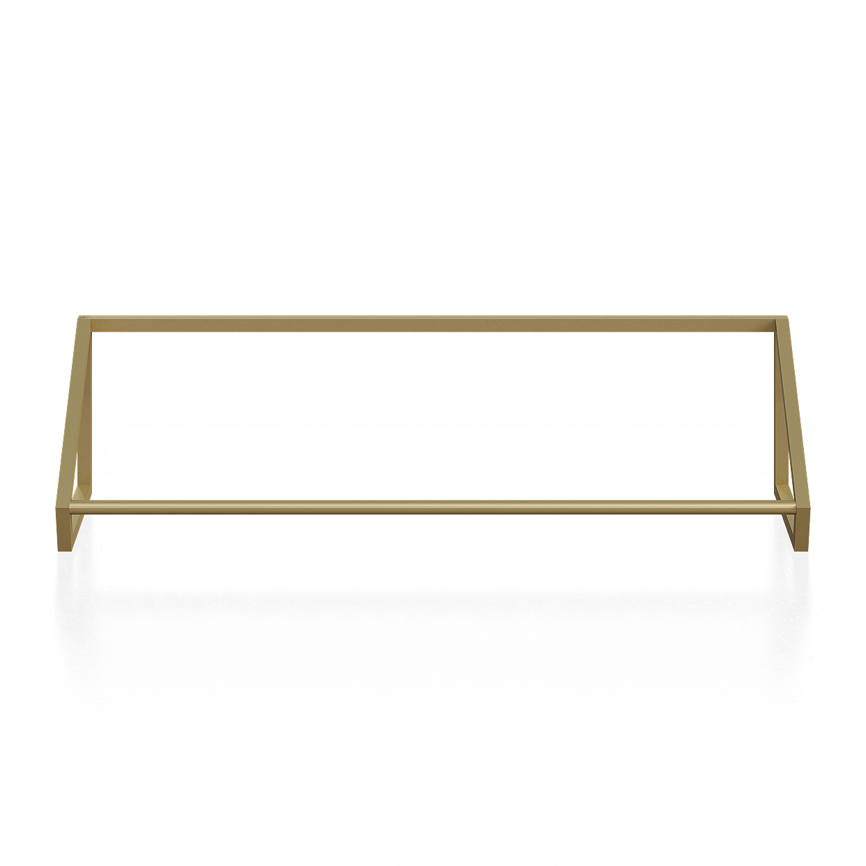 Elegant Gold Frame 3D Model – Minimalist Gold Accent