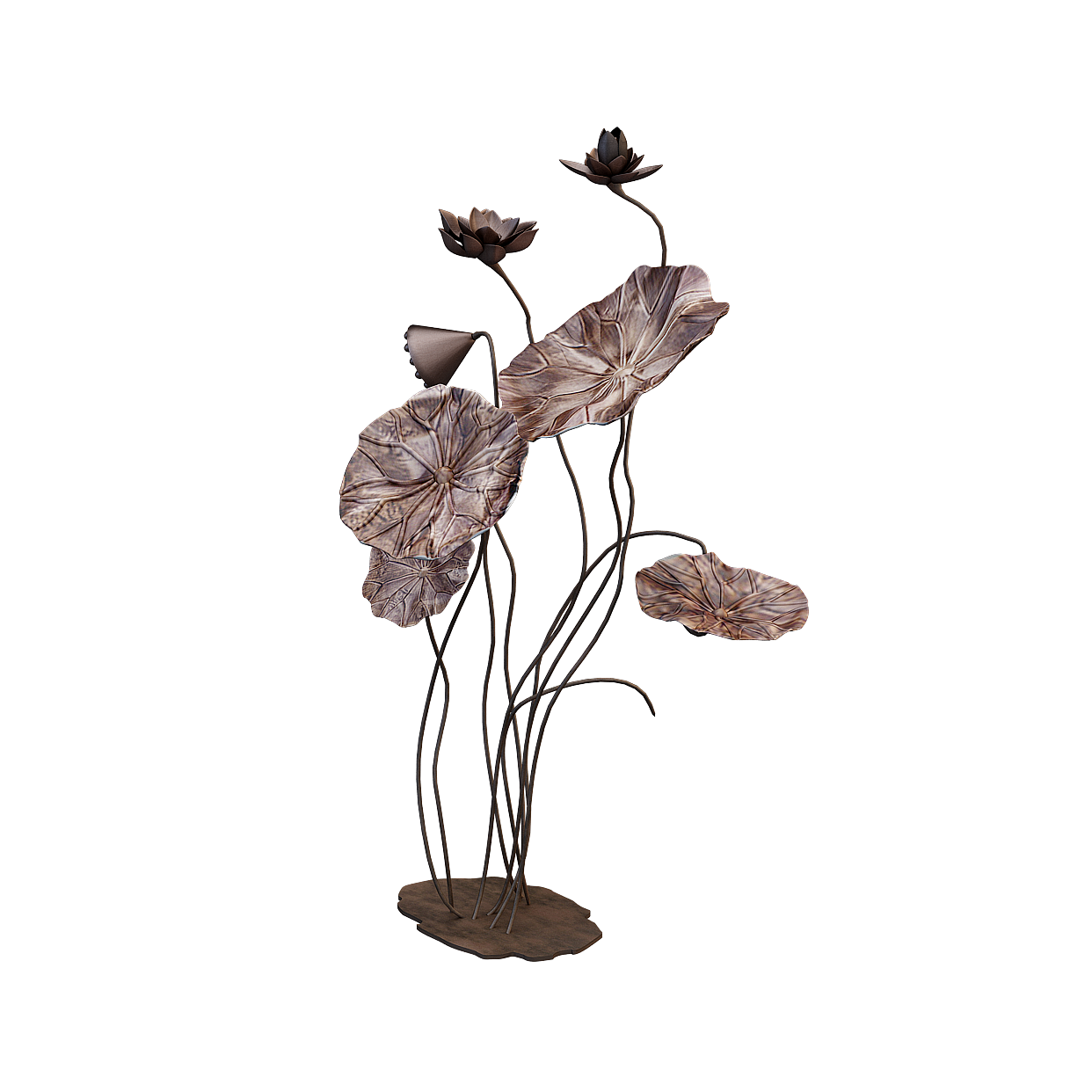 Minimalist New Chinese Table Decor in Earth Tone