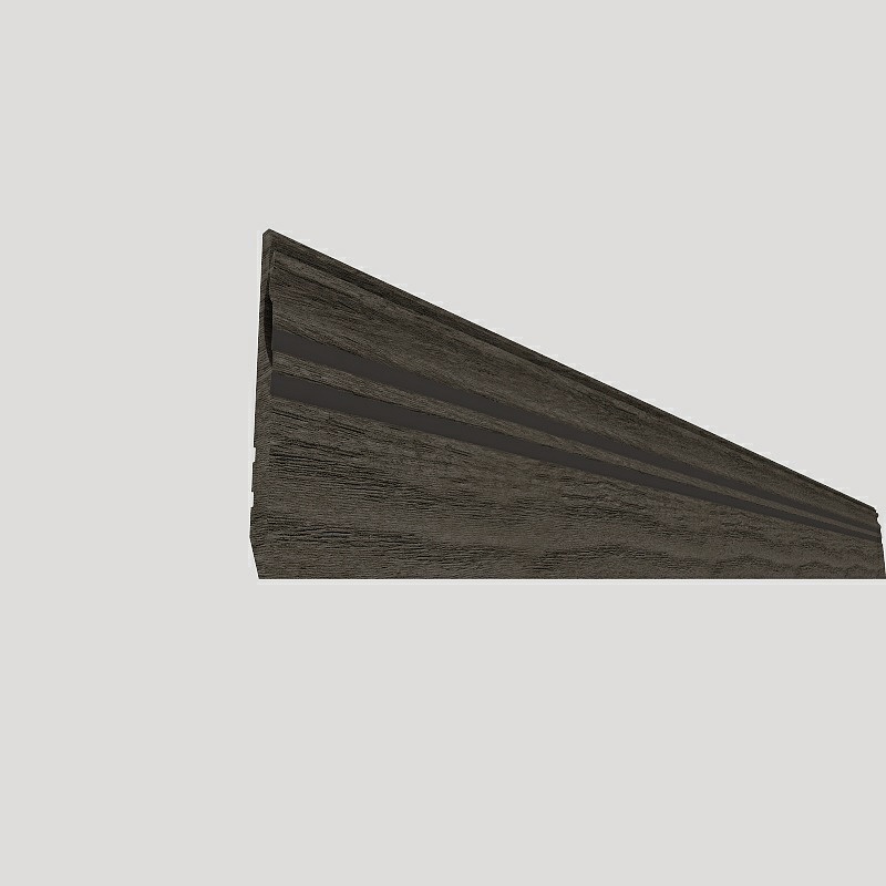 High-Detail Wood Grain Decorative Panel 3D model