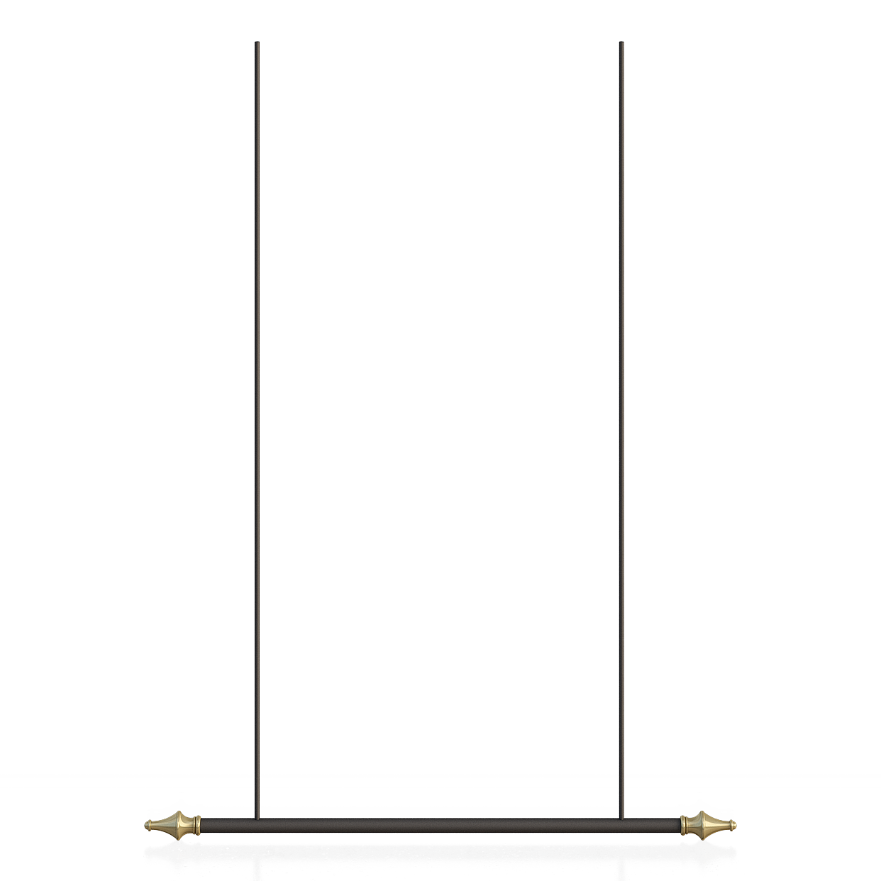 Sleek Modern Low Polygon 3D Model – Matte Metal Design