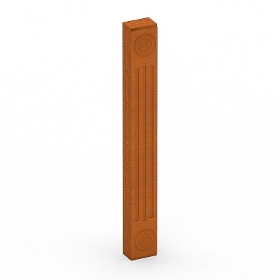 Vintage Column 3D model - Low Poly Design