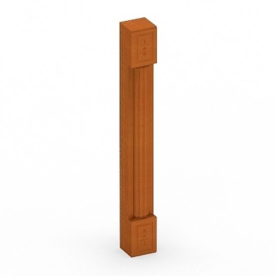 Unique Low-Polygon Column 3D model