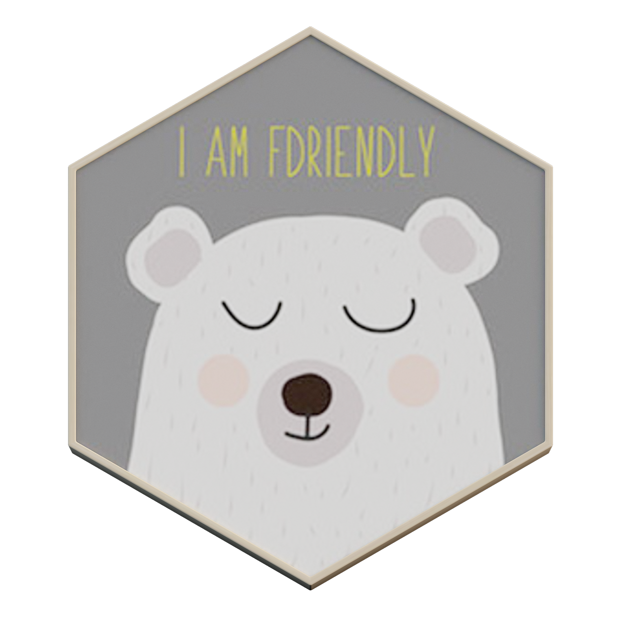 Adorable Polar Bear 3D Model – Children’s Decor