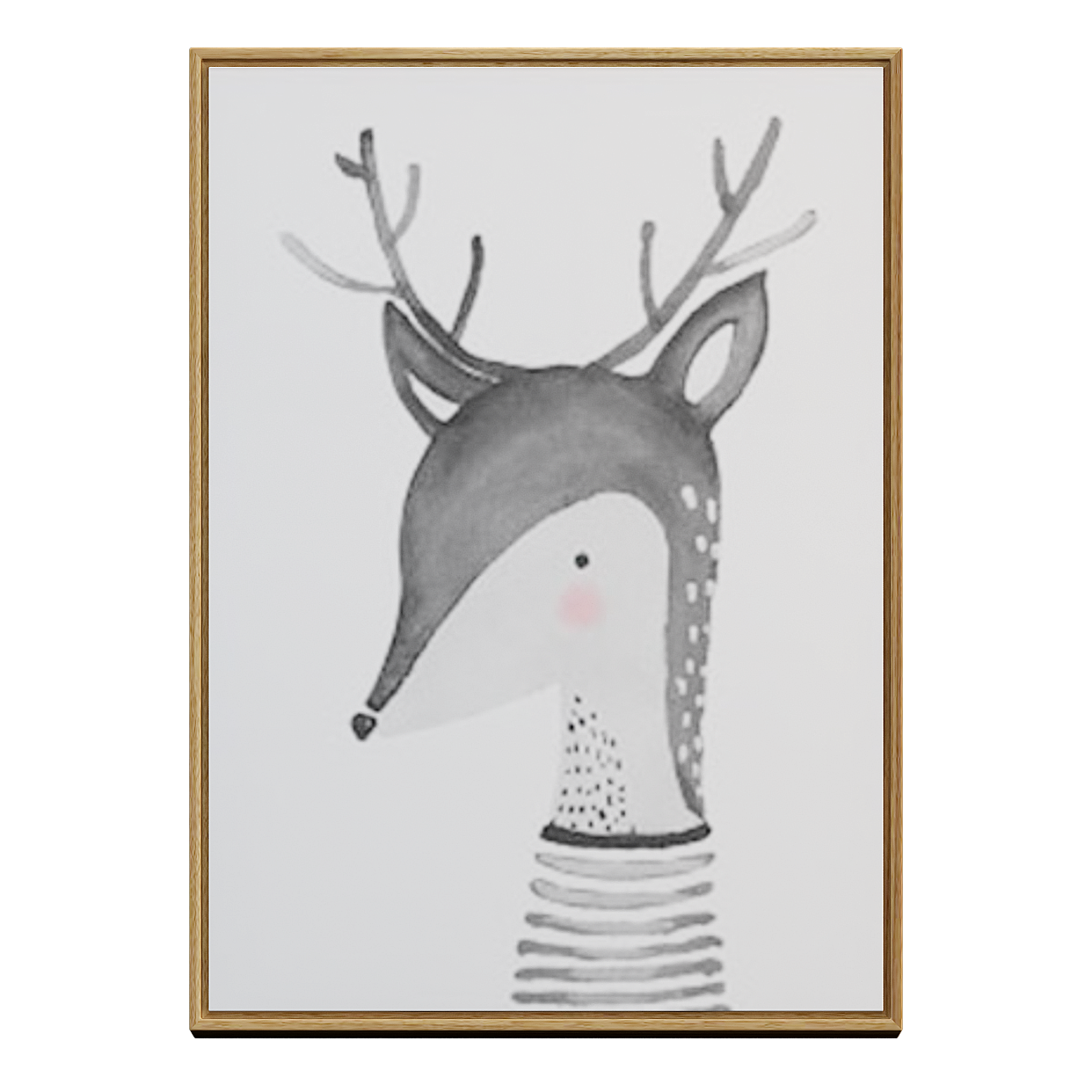 Whimsical Deer Low-Poly 3D Model – Playful Woodland Design