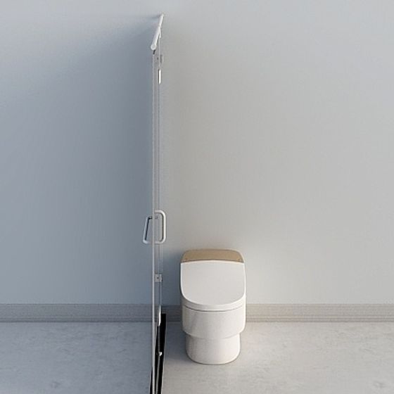 Smart Toilet Room 3D model for Modern Bathrooms