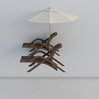 Outdoor balcony sunshade umbrella combination