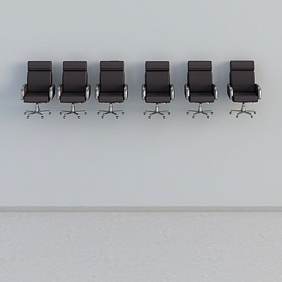 Elegant Modern Office Chair 3D model for Creative Projects