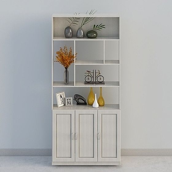 Modern Bookshelf 3D model