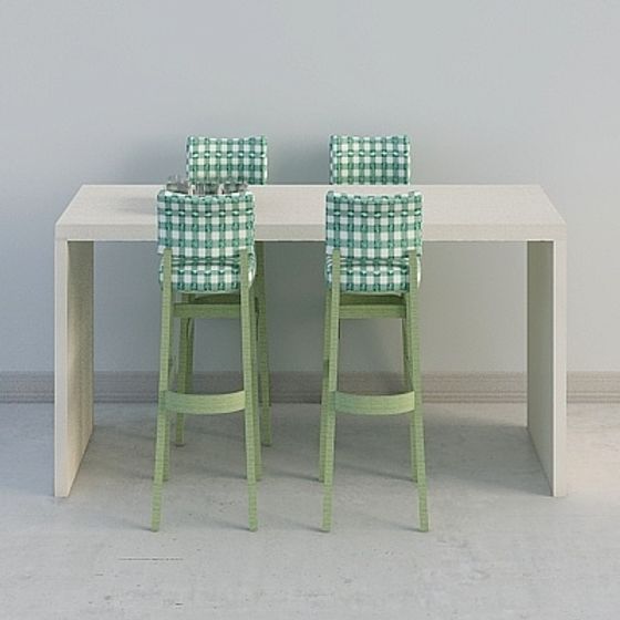 Urban Bistro Set 3D model