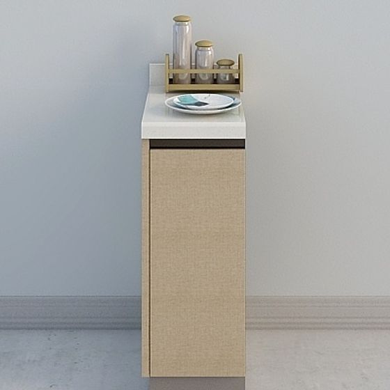 City Kitchen 3D model for Modern Urban Spaces