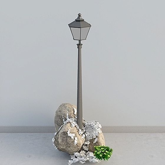 Vintage Street Lamp 3D model for Creative Projects