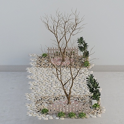 Garden small pieces combination