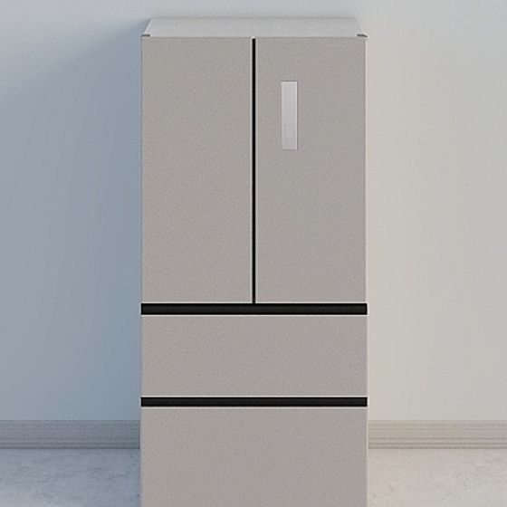 Modern Low-Poly Refrigerator 3D model