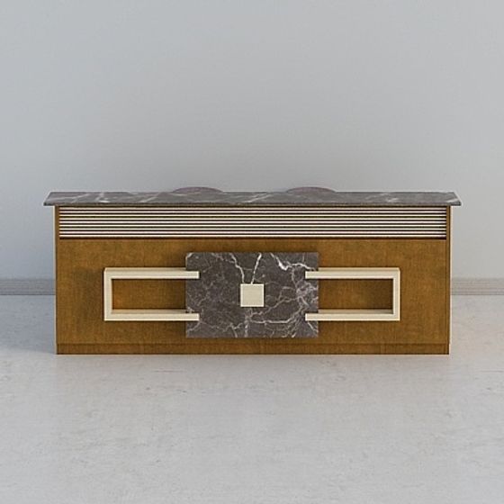 Art Deco Console Table 3D model