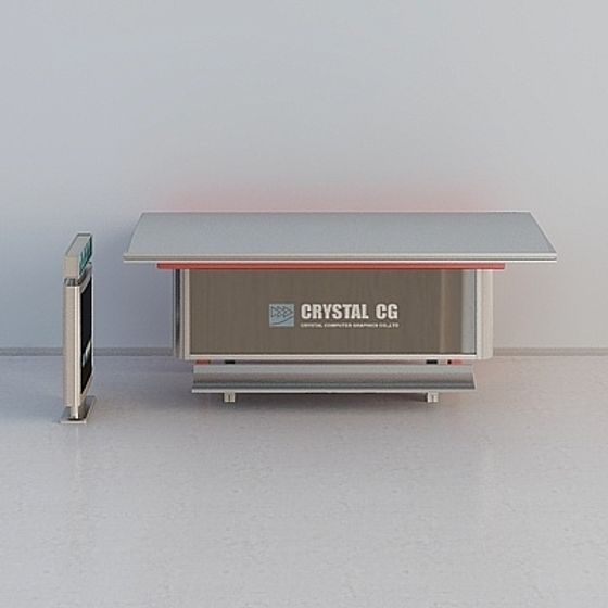 Urban Bus Shelter 3D model