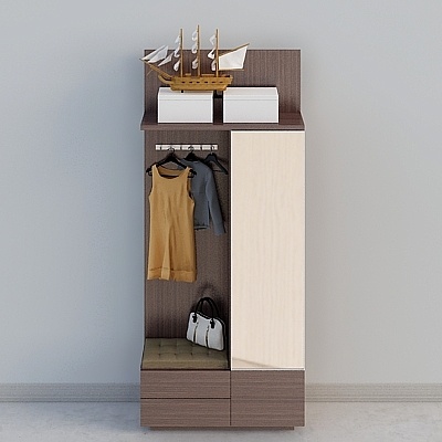 Three furniture-Ami home living room porch cabinet (with ornamen