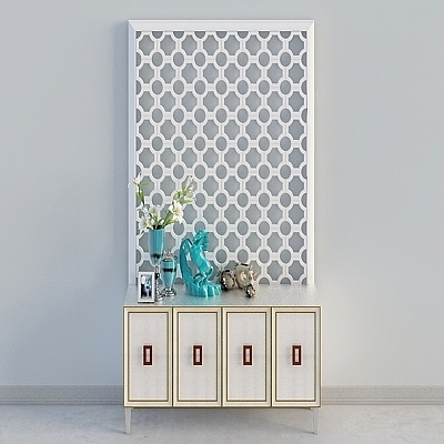 Modern Style Foyer Cabinet Set