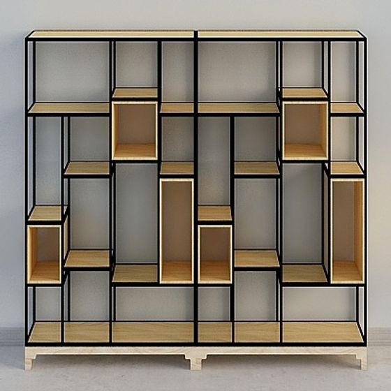 Urban Window Bookshelf 3D model