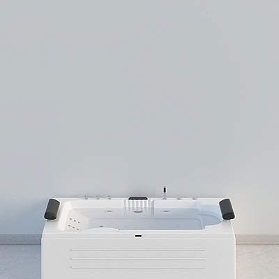 Bồn nhiệt nhúng đơn giản và hiện đại màu trắng siêu tinh thể p