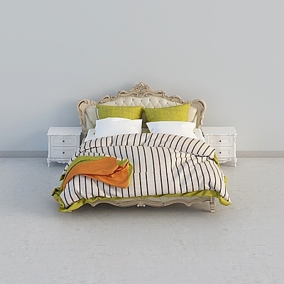 Royal Bed 3D Model