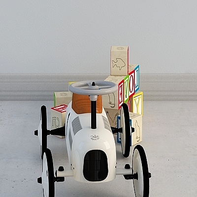 Modern children's toy car combination