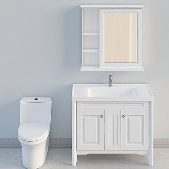 Elegant Bathroom Vanity 3D model