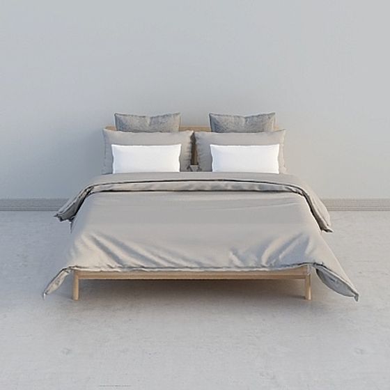 Modern Bedroom Set 3D model