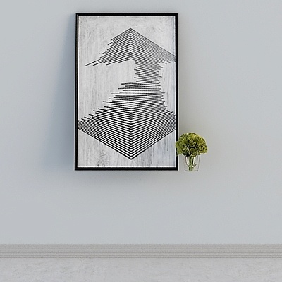 Against a wall painted combined