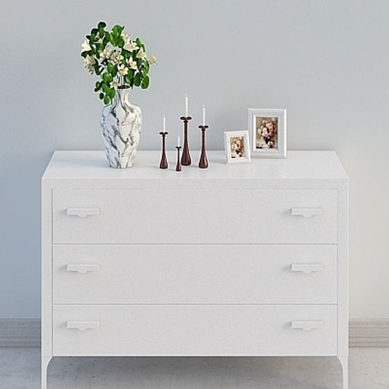 Modern Dresser 3D Model