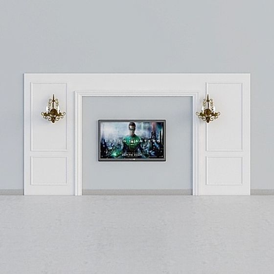 City Eye TV Wall 3D model