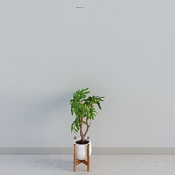 Indoor Plant Stand 3D Model for Modern Aesthetics