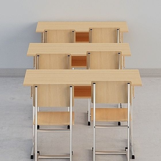 Modern School Podium 3D model
