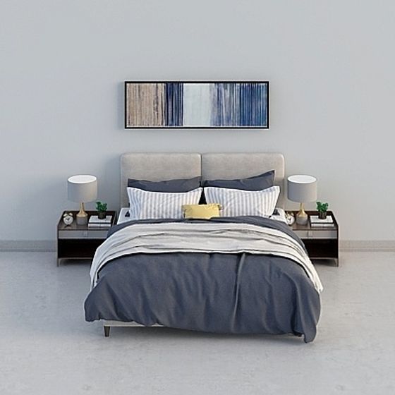 Urban Retreat Bedroom 3D model