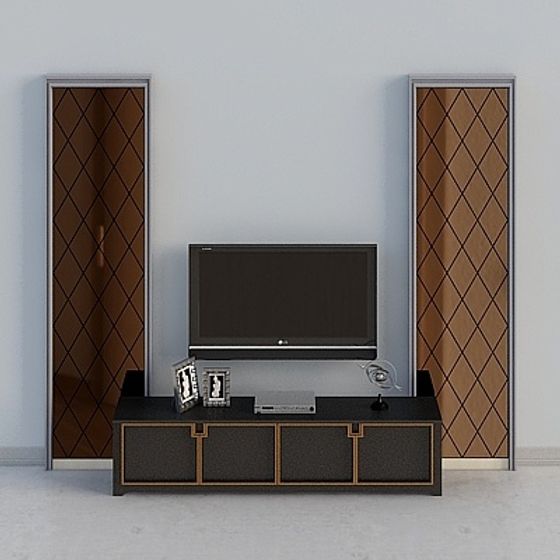 Urban Elegance TV Stand 3D model