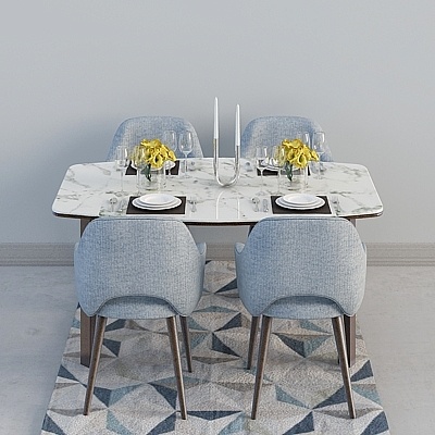 Комбинация обеденного стола