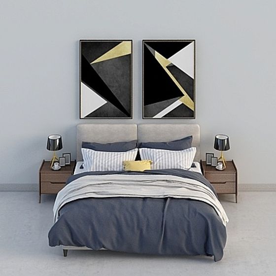 Urban Retreat Bedroom 3D model